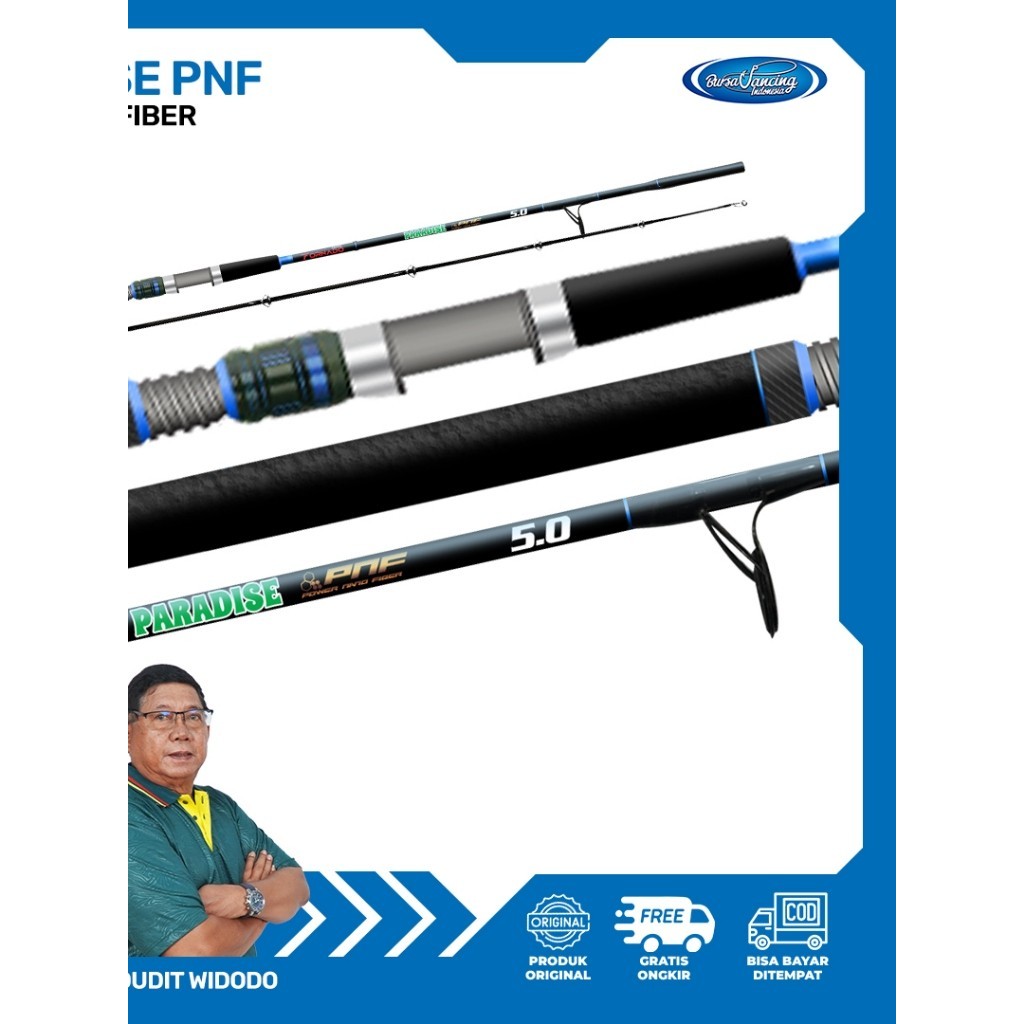TERLARIS (COD) Paradise Joran Pancing Paradise II  PNF Power Nano Fiber Joran Pancing Karbon Kuat Pr