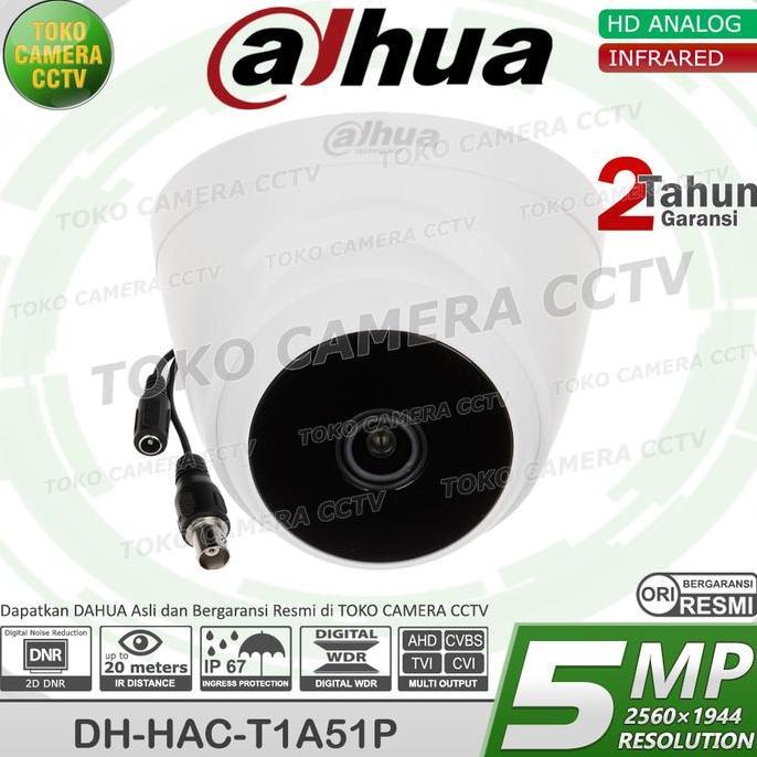 BEBAS ONGKIR - KAMERA CCTV INDOOR DAHUA 5MP CAMERA CCTV DAHUA 5MP HDCVI
