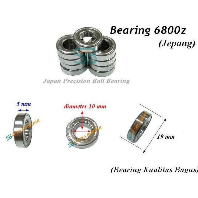 DE5 - bearing 6800z ezo jepang Bearing 6800zz Jepang Ball Bearing 6800zz Japan Bearing Industri 6800