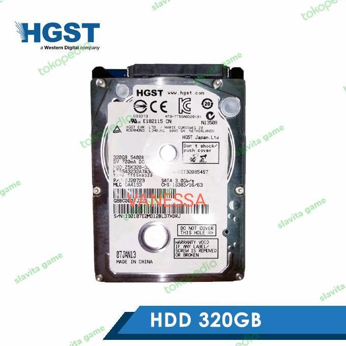 DB180 - hardisk / hdd internal /laptop 320gb ( sata )hitachi/hgst