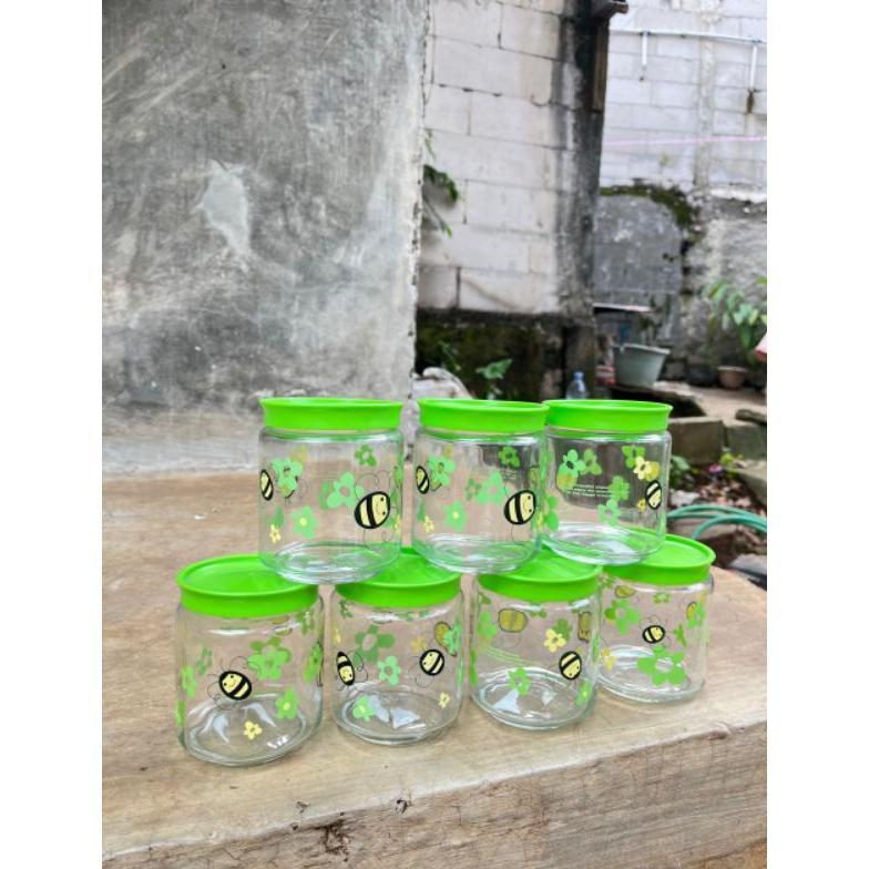 TOPLES KUE KACA 450ML HIJAU/TOPLES KACANG/TOPLES LEBARAN/TOPLES BUMBU SERBAGUNA TEBAL