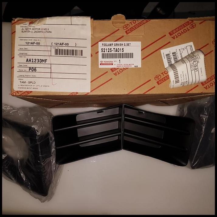 GRATIS ONGKIR COVER GARNISH BUMPER DEPAN MOBIL TOYOTA AVANZA TAHUN 2008