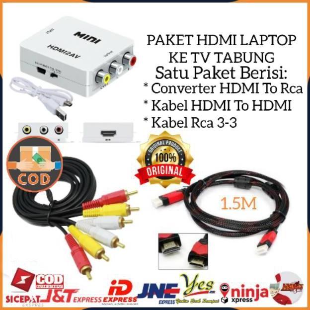 Zamakarangjaya - PAKET HDMI TO AV RCA CONVERTER HDMI2AV KABEL HDMI TO HDMI