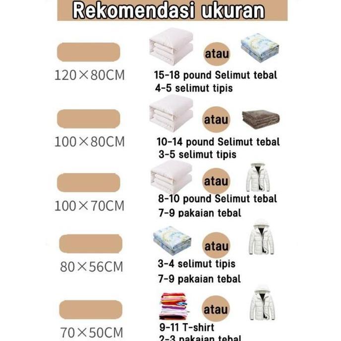 Tas Kompresi Vakum Vakum Perjalanan Plastik Vakum Tahan Air Vakum Vakum Plastik Tas Vakum Vakum Perj