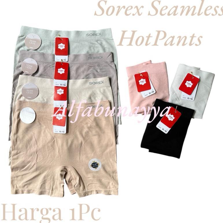 2 SOREX 31255 - SEAMLESS BOXER - Celana Dalam Wanita BOXER HOTPANTS