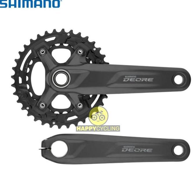 Crankset Crank Shimano Deore M5100 2 Speed Double Chainring M 5100 Happy Cycling READY