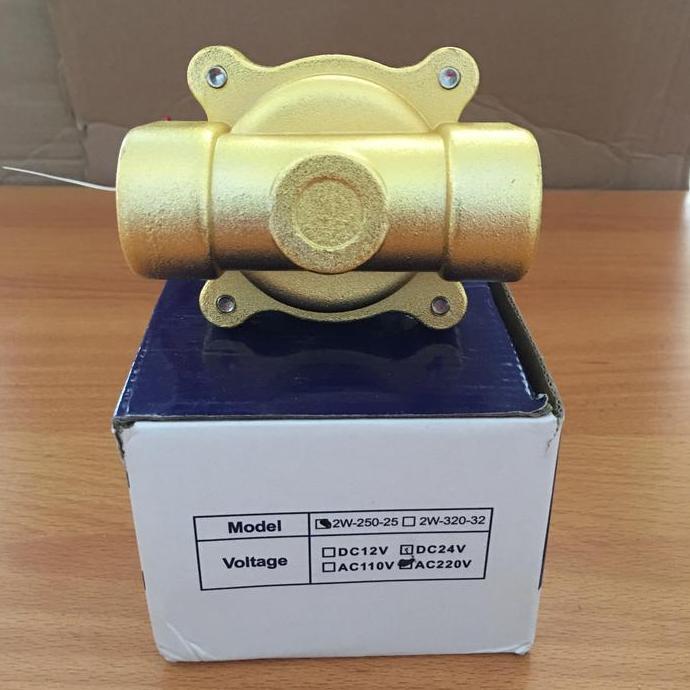 SOLENOID VALVE 2W-250-25 220V 1 INC KRAN WATER DN25 2W 250 25 UW-25 1"