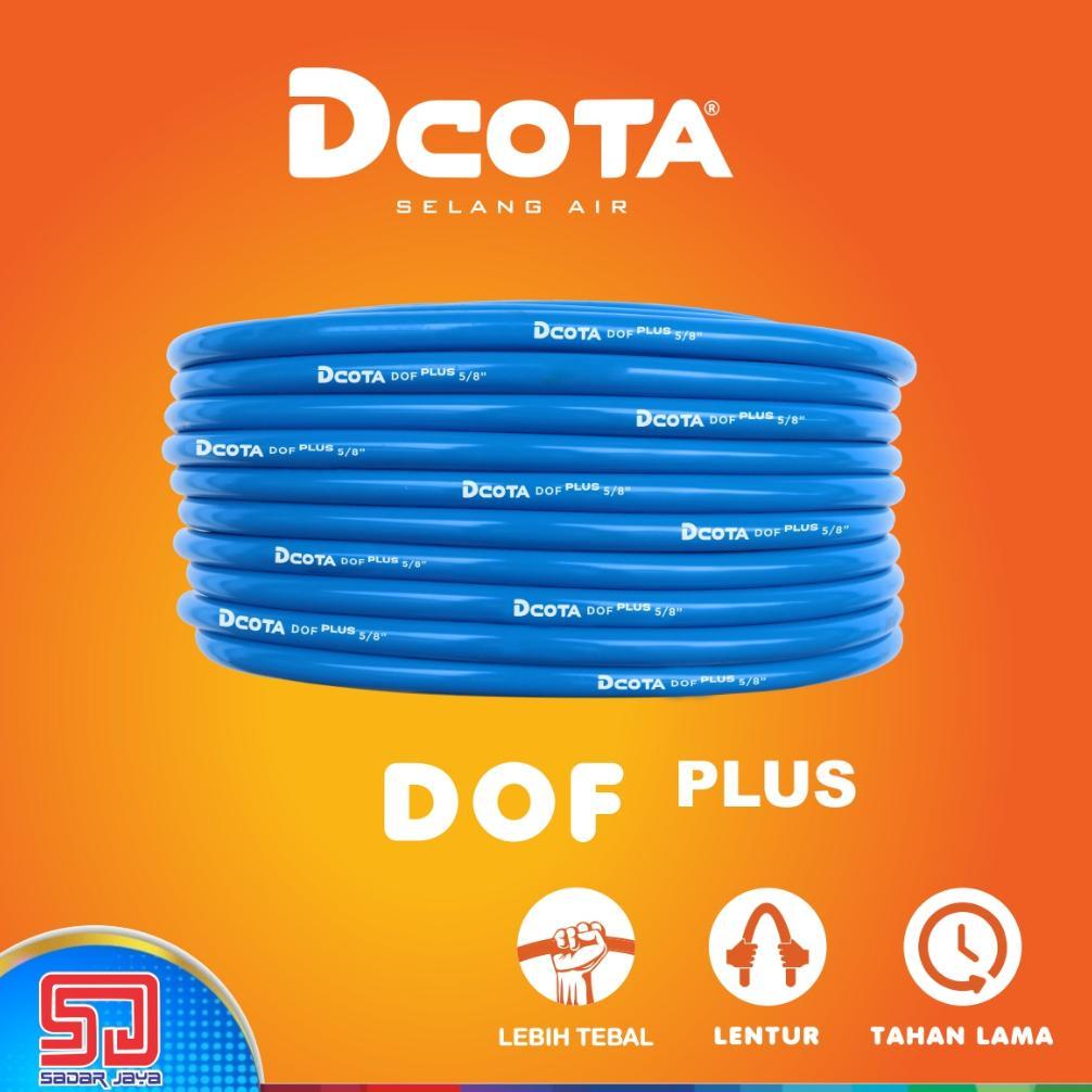Selang Air 1/2" DCOTA Dof PLUS Biru Slang Taman Setengah Inch Flexible Lentur