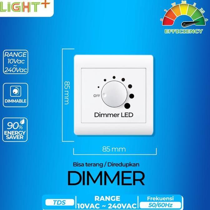 Allthebest- DIMMER SWITCH LAMPU LED Peredup Cahaya Lampu Pengatur Gelap Terang