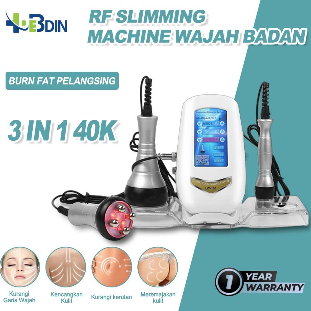 BD Burn Fat Pelangsing Tubuh Hilangkan Kerut Radio FrequencyBinnis 3 in 1 40K Rf Slimming Machine Wa