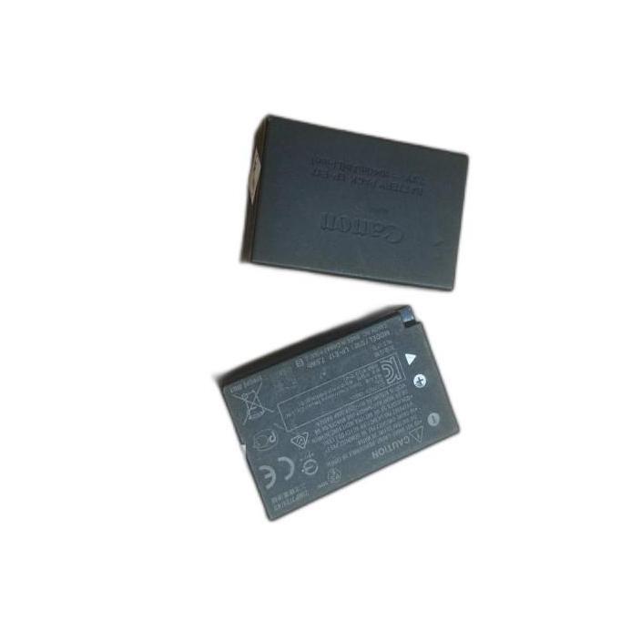 Baterai Ori Canon Lp-E17 Batre Batrei Bekas Lpe17 Eos Rp R10 R50 R100 Eosrp M3 M6 M5 750D 760D Used 