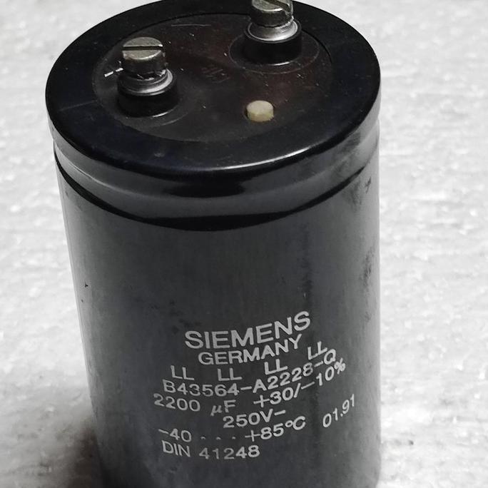 Condensator Elco SIEMENS 2200uF 250VDC BEST QUALITY