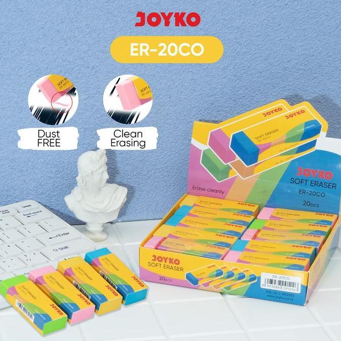 Eraser Penghapus 1 Pack ER-20CO Isi 20 Pcs
