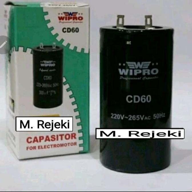 WIPRO KAPASITOR 100 uf 220-265vac 50hz Wipro cd60 capasitor 100uf mfd HIGH QUALITY
