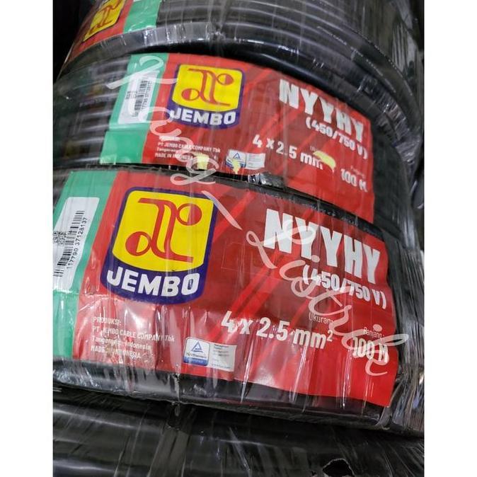Allthebest- Kabel NYYHY Jembo 4x2,5 PerMeter / Kabel Serabut 4x2,5
