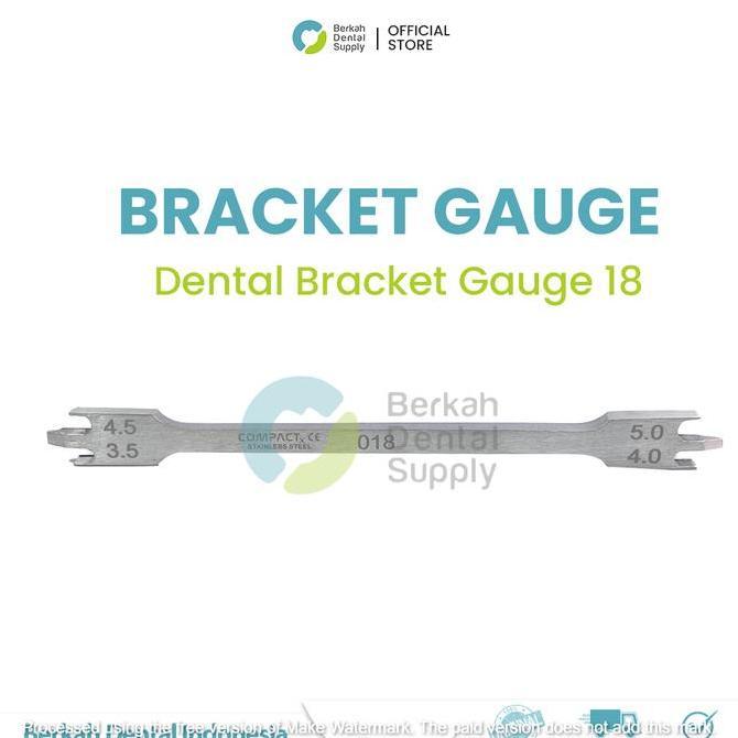 Dental Bracket Gauge / Alat Pengukur posisi Bracket Behel