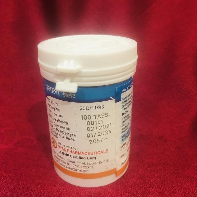 Bisabanget- Obat Mata Katarak Herbal Ujala (Ujala Eye Tonic)100 Tab-Ayurvedik Vyas