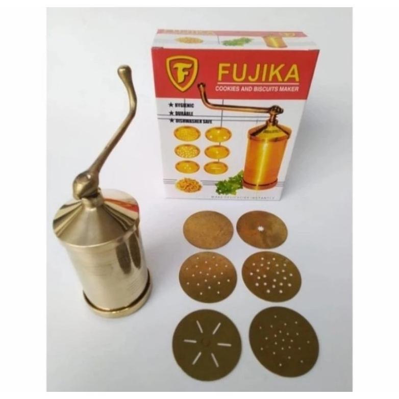 [RY] Fujika Cetakan Kue Akar Kelapa Kuningan Cetakan Putu mayang Ulat sutra Akar kelapa