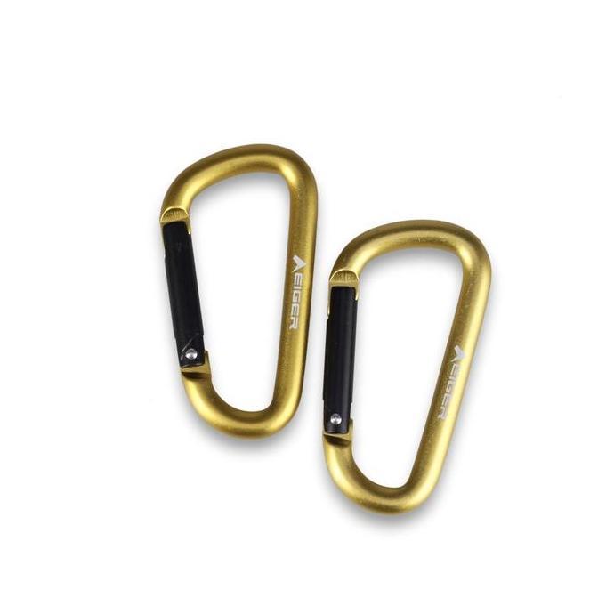 Gifme- Eiger 6 Mm D Carabiner 2 Pcs Keychain