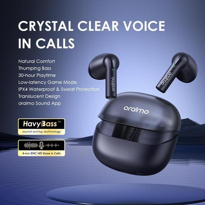 Bisakoya- Oraimo Freepods 2S Tws Bluetooth Earphone Wireless Headset Oeb-E93Dn