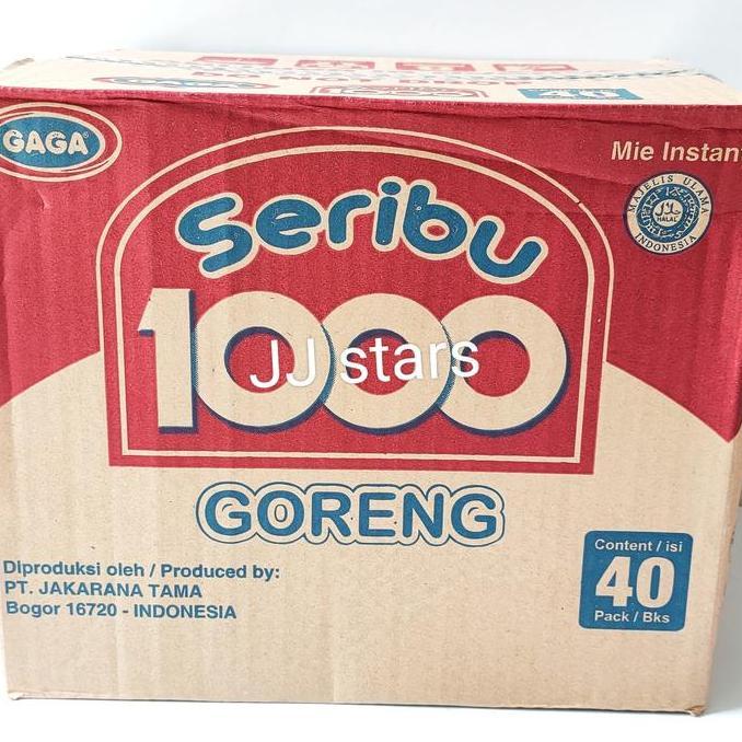 Mie Gaga Goreng 1 dus isi 40 bungkus BS