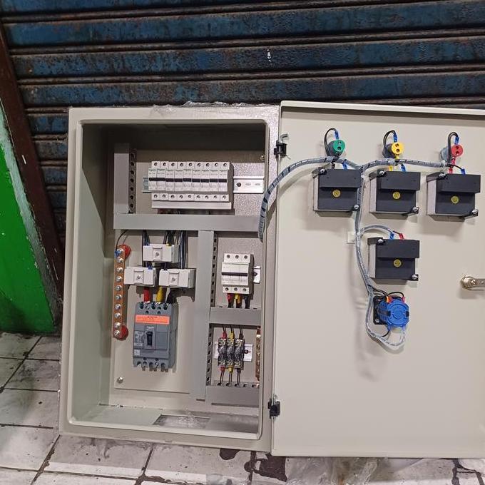 Panel Listrik Distribusi 3Phass 50A Panel Listrik Jadi