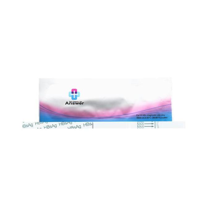 Medikit- Answer Hbsag Strip Isi 50 Test / Rapid Hbsag Strip - Alat Deteksi Antigen Hepatitis B Dalam