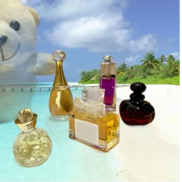 Gifme- (Miniatur Local) Parfum Miniatur  Isi 5 Pcs Perfume Wangi Hadiah Spesial ( Isi 5 Ml Mungil )