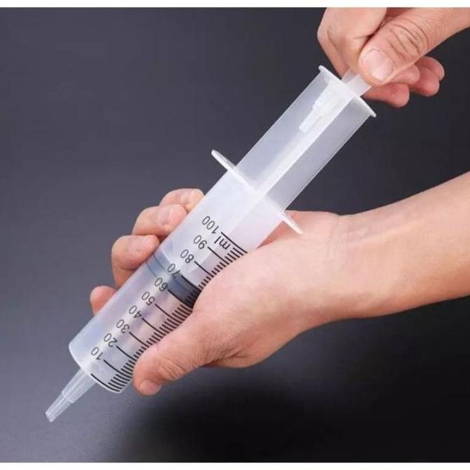 Medikit- Suntikan Besar Spuit Jumbo 100 Ml Disposable Syringe Catheter Tip 50Cc