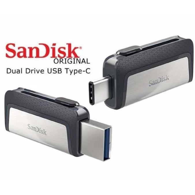 Flashdisk Sandisk OTG 32GB USB 3.0 & USB Type C