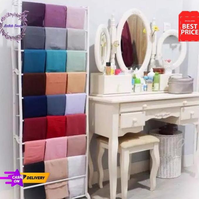 Rak Kerudung Serbaguna Rak HIjab Rak Mukena Gantungan Mukena Rak Sejadah