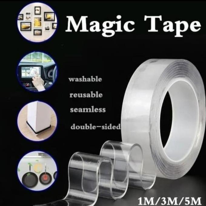 Handcraft- Double Tape Bening 3M / Double Tape Transparan 3 Meter