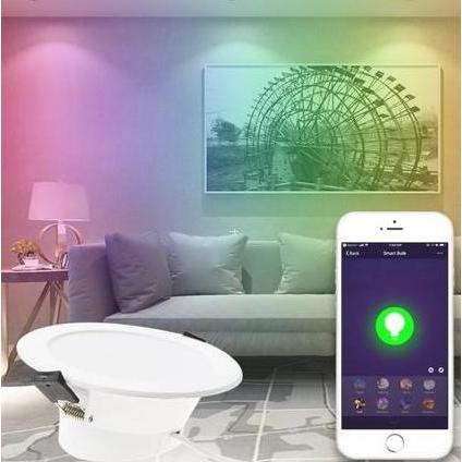 Lightfast- Seyven Smart Downlight Rgb+W 15 Wt Wifi Smart Downlight Dimming Remote Lampu
