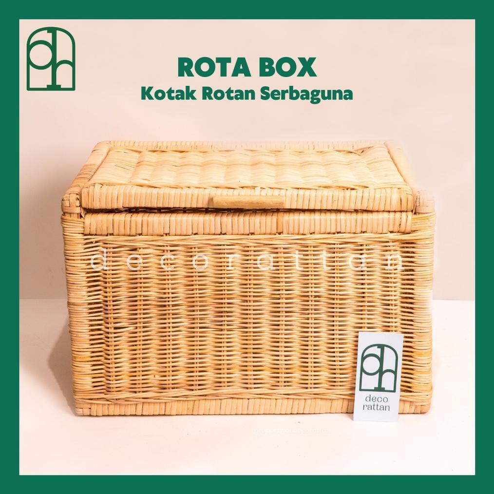 [RTN] Storage Box Rotan Besar ROTA / Box Penyimpanan Rotan Serbaguna  / Kotak Rotan Besar Serbaguna 