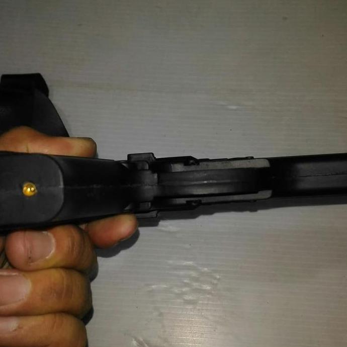 Gifme- Korek Api Model Pistol Baretta Asli Bisa Kokang - Pencetan Empuk Murah