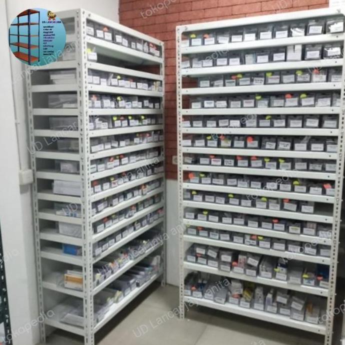 rak obat apotek 14 susun