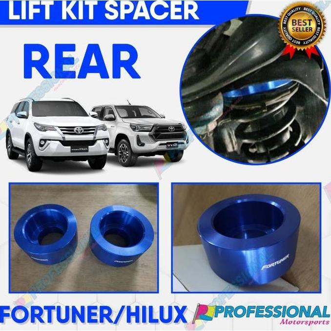 Aksesoris Lift kit Spacer Peninggi Per Belakang Fortuner TRD VNT VRZ Ready
