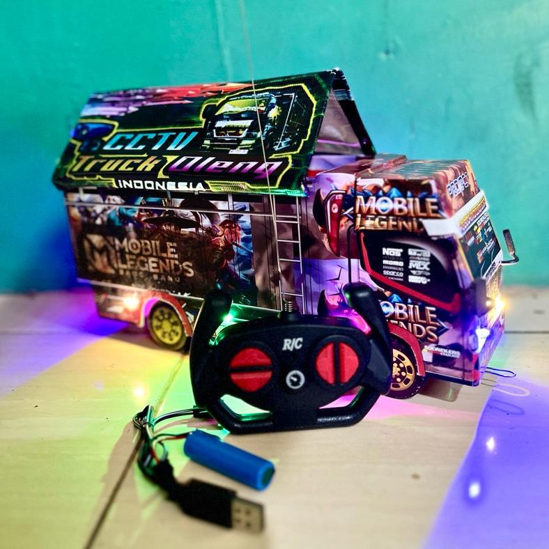 termurah miniatur truk oleng remot control batu cas,mainan truk oleng remot bisa costum foto dan nam