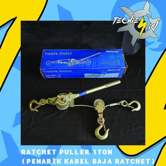 Ratcher Puller 1Ton (Penarik Kabel Baja Ratchet) WCH-10