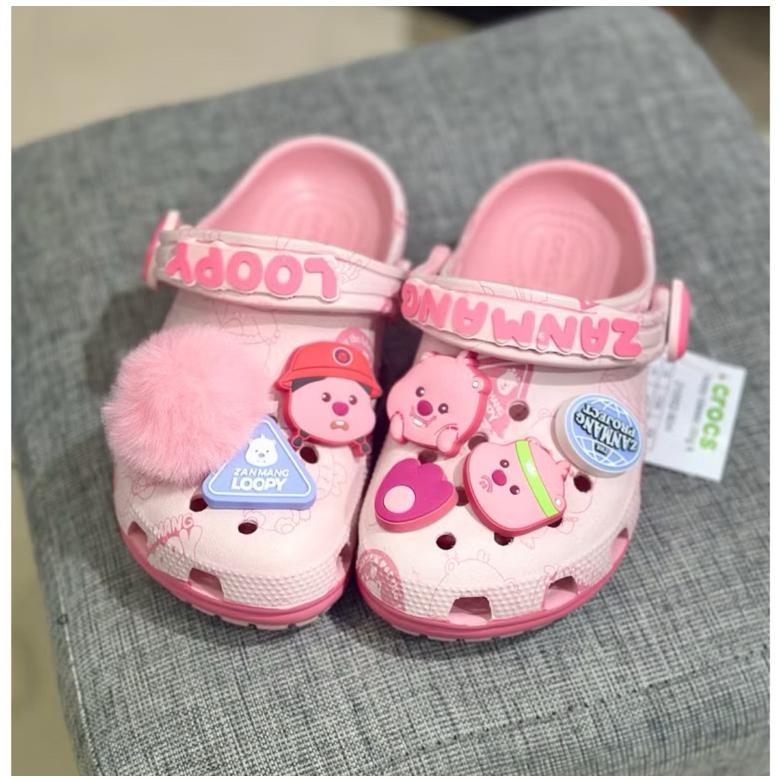 BESTPROMO SANDAL CROCS ANAK LOOPY CLOG / CROCS ZANMANG LOOPY ANAK / CROCS X LOOPY KIDS JUNIOR