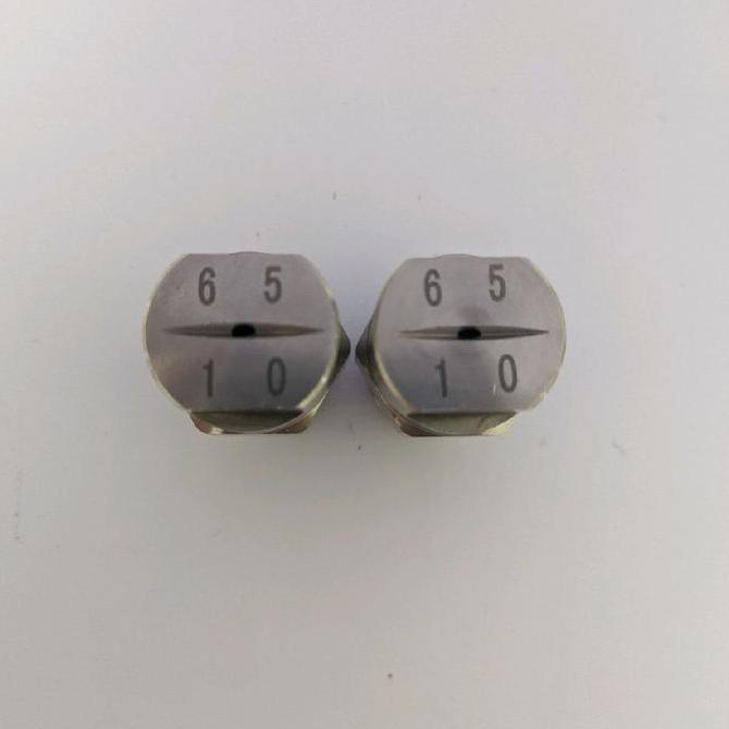 Nozzle Vee Jet Stainless 1/2" (6510) / Spray Nozzle V Jet