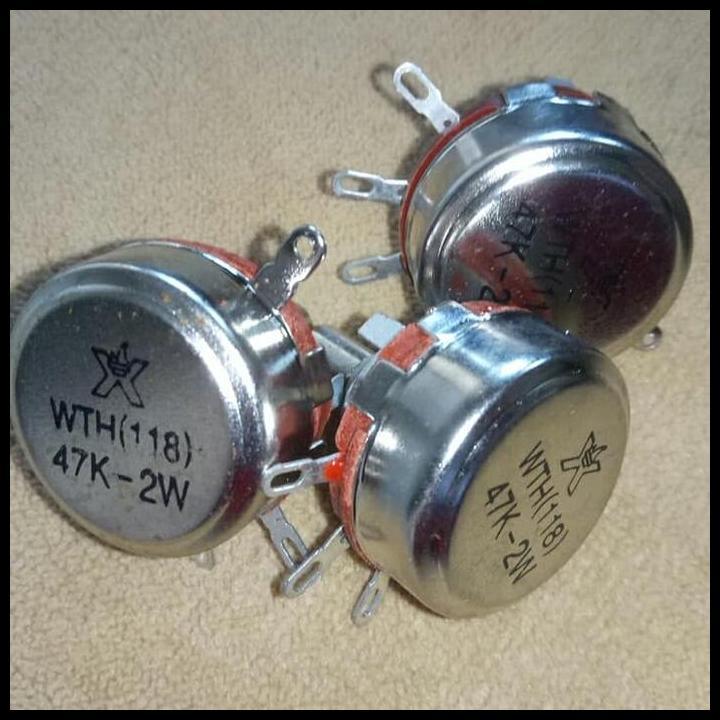 TERBARU POTENSIO WTH118 47K OHM 2W WTH118-2W 47K
