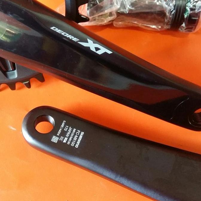 Crank Shimano Deore XT M8100 Single 34T with BB MT800