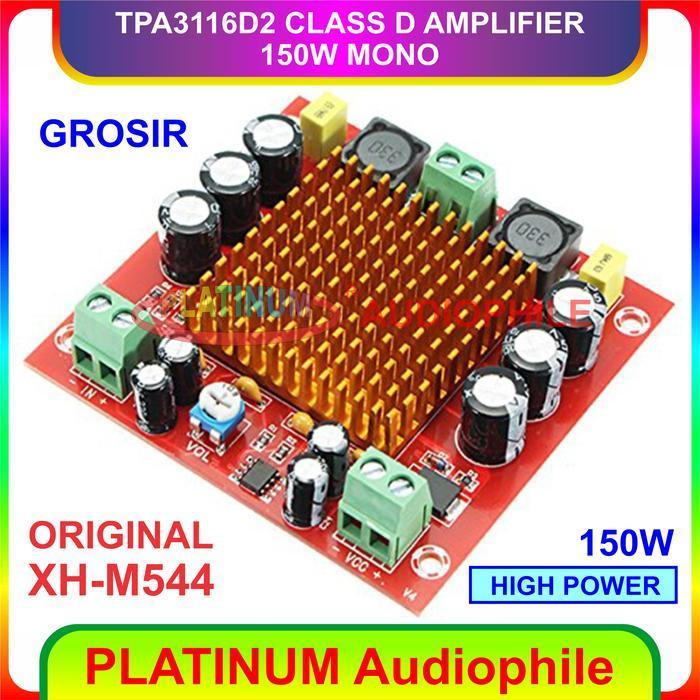 TPA3116 Amplifier Mono 150W TPA3116D2 Class D Amplifier 150W XH M544