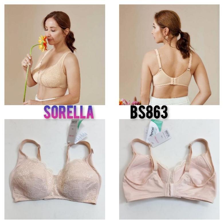 BS863 Bra sorella bra mama tanpa kawat bahan tencel cup full 36C 38C 40C