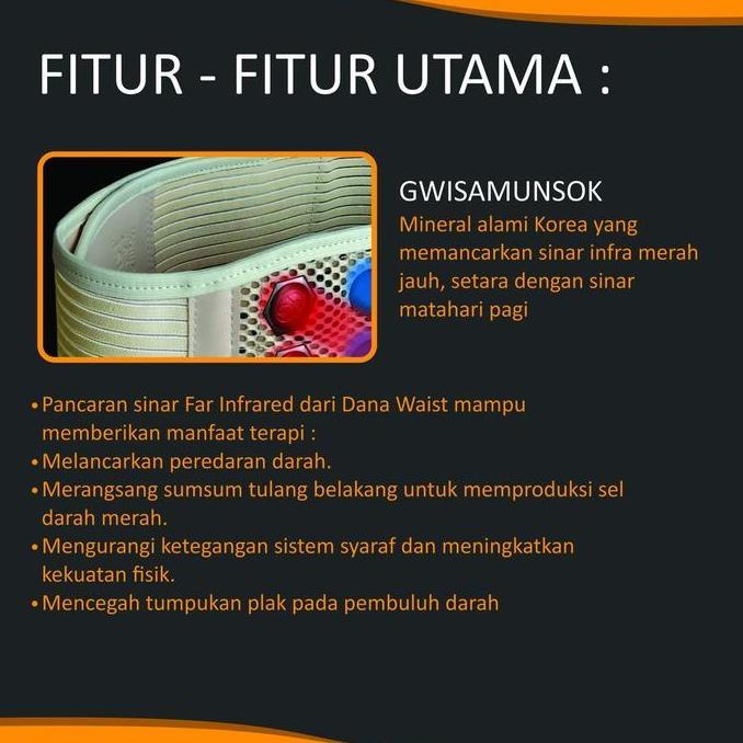 Dana Waist Gwisamunsok Korset Terapi Kesehatan dijamin ORIGINAL