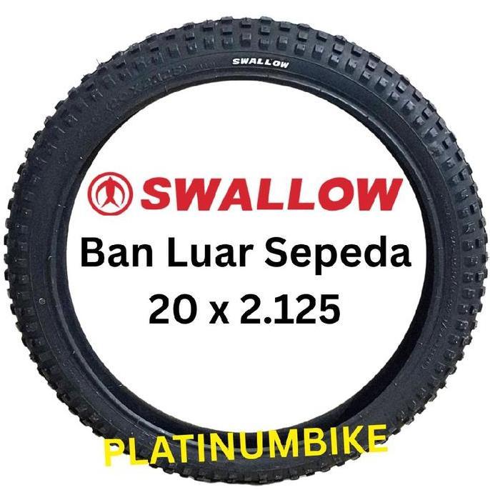 Ban Luar Sepeda Ukuran 20 x 2.125 SWALLOW Sepeda BMX Mini Lipat