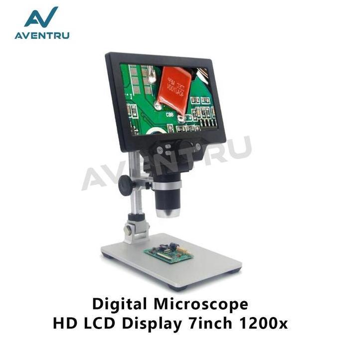 MOUWIZ Digital Microscope 7 inch HD LCD display electron microscope 1200X