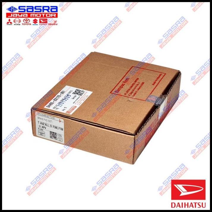 TERBARU BRAKE PAD ORI AVANZA/XENIA/VELOZ 2003-2021|RUSH/TERIOS F700 DAIHATSU GENUINE PARTS KAMPAS RE