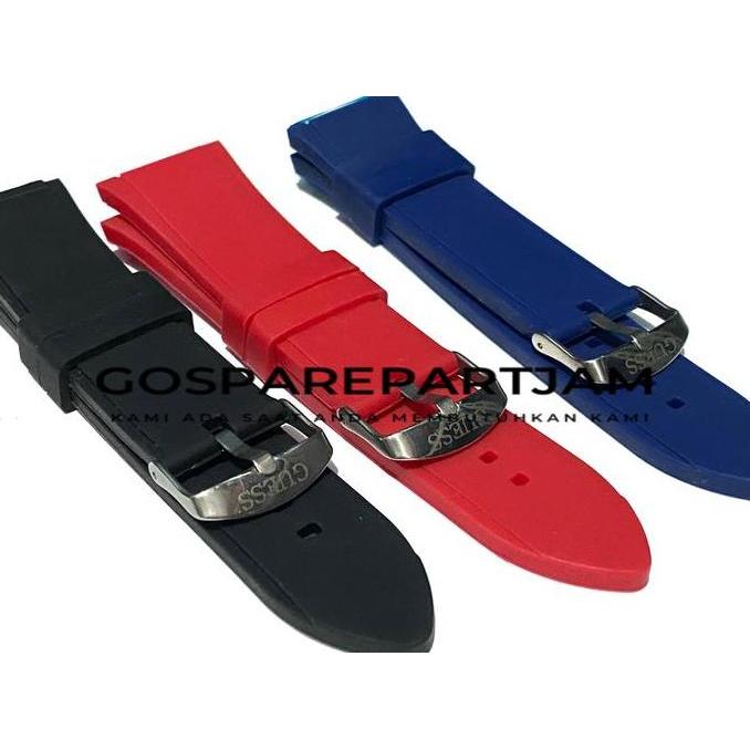 Strap Tali Jam Tangan Guess GS gww0248G5 W0247G3 Pria Rubber